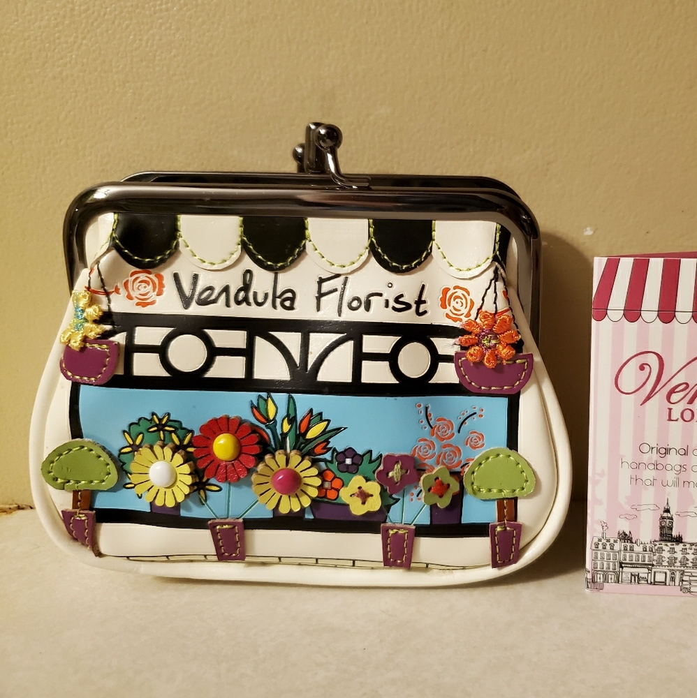 Vendula London Double Clipper Coin Purse New